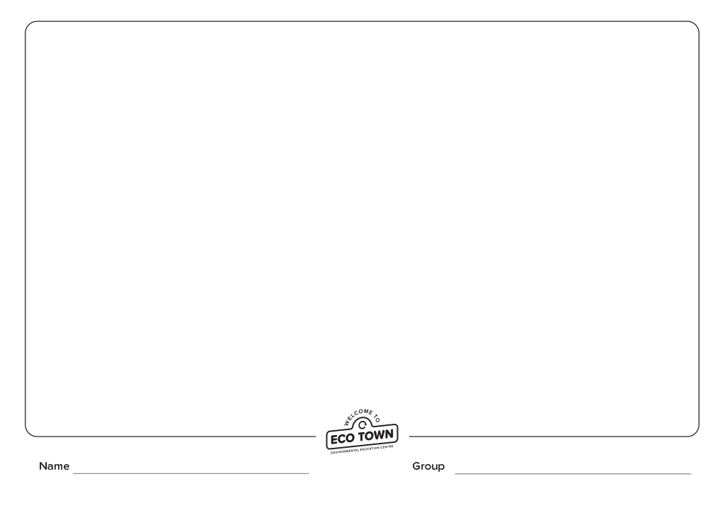 Landscape blank colouring sheet